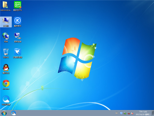 ܲ԰ Ghost Win7 64λ  v2017.07